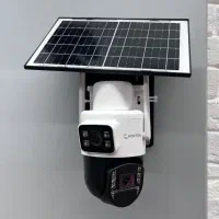 دوربین سیم کارتی دو لنزه گردان 4G  s12 پنل خوشیدی