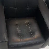 مبل نیم ست اداری چرم|مبلمان اداری|شهرکرد, |دیوار