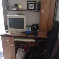 میز مطالعه میز کامپیوتر با کتابخونه و کمد و کشو