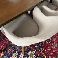 میز غذاخوری ۶ نفره|میز و صندلی غذاخوری|ری, سرتخت|دیوار