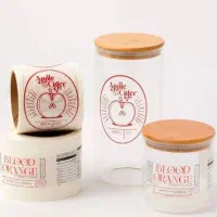 فروش انواع لیبل ترنسپرنت. شفاف .شیشه ای