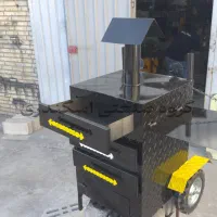 تنور بلال کبابی 3 کشو فر پخت سیب زمینی تنوری