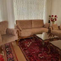 مبلمان راحتی با جلو مبلی ست|مبلمان خانگی و میز عسلی|ملکان, |دیوار