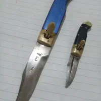 چاقو ضامندار عطیقه دوعدد