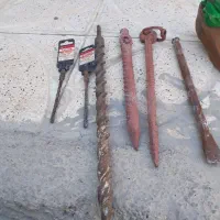 کلنگ تیز مته بزرگسایز۲۴ دومته کوچک سایز۶،قلم و۲عدد