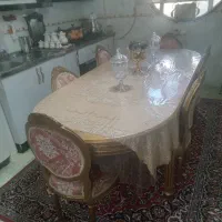 فروش میز وصندلی نهارخوری ۶نفره سلطنتی|میز و صندلی غذاخوری|کوهدشت, |دیوار