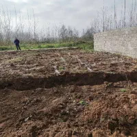 زمین آماده ساخت ویلا با پروانه ساخت و دیوار کشی