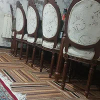 فروش میزغذا خوری ده نفره.|میز و صندلی غذاخوری|شیراز, قلعه شاهزاده بیگم|دیوار