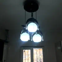 لوستر/ لوستر سه حباب/لوستر اشپزخانه|لوستر و چراغ آویز|گلپایگان, |دیوار