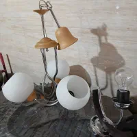 لوستر ۳ شاخه ویک لوستر رومیزی|لوستر و چراغ آویز|تبریز, |دیوار