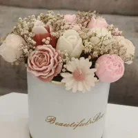 باکس گل شمع