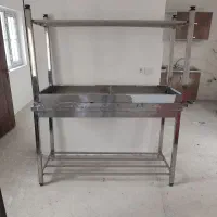 فن میز استیل سیخ جیگر بخاری قارچی|فروشگاه و مغازه|رشت, گلباغ نماز|دیوار