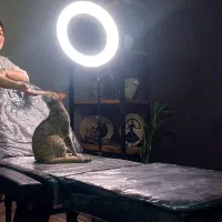 رینگ لایت|دوربین عکاسی و فیلمبرداری|بهبهان, |دیوار