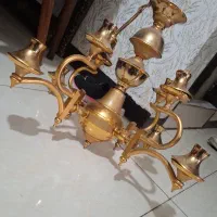 لوستر قدیمی آب طلا
