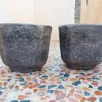 گلدان سفالی طرح پتینه جدید و نو