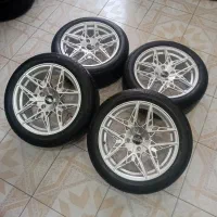 رینگ اسپرت bbs فورزا  با لاستیک 195.50.16|قطعات یدکی و لوازم جانبی|تبریز, |دیوار