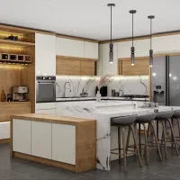 ساخت کابینت ام دی اف کمددیواری (دارای پروانه کسب)