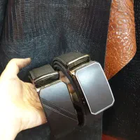 کمربند چرم طبیعی ریلی
