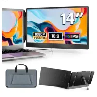 مانیتور سه گانه قابل حمل ۱۴ اینچ تاشو