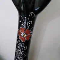 یک جفت گلدان شیشه ای|صنایع دستی و سایر لوازم تزئینی|تهران, قصر فیروزه ۱|دیوار