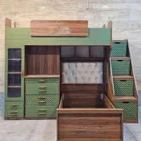 تخت دوطبقه هانتر|تخت و سرویس خواب|شیراز, شهرک گلها|دیوار