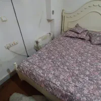 تخت خواب دونفره چوبی سالم در حد نو|تخت و سرویس خواب|سبزوار, شهدا|دیوار