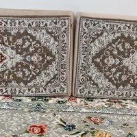 پشتی  کرم سفید در حد نو