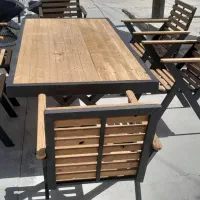 ست مبلمان باغی و میز ترمو طرح سایند مبلمان ویلایی|مبلمان خانگی و میز عسلی|کرج, کمال‌شهر|دیوار