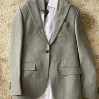 کت شلوار همراه جلیقه طوسی سایز ۴۴|لباس|فولادشهر, فولادشهر|دیوار