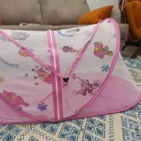 پشه بند نو صورتی رنگ|اسباب و اثاث بچه|ری, دیلمان|دیوار