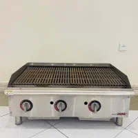 گریل ذغالی و صفحه کروم
