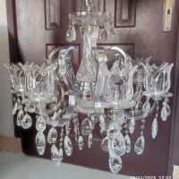 لوستر کریستالی|لوستر و چراغ آویز|لنگرود, |دیوار