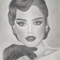 طراحی عکس با سیاه قلم