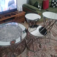 میز جلومبلی با سه تا عسلی کاملا نو