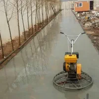 بتن ریزی با ماله پروانه ای وتراز لیزری