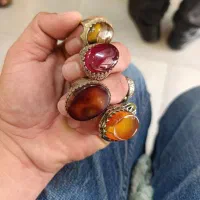 انگشتر و موبایل ساده نوکیا خوش رکاب نقره نگین اصلی|جواهرات|هندیجان, |دیوار