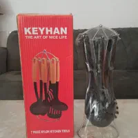 ست کفگیر و ملاقه پایه دار