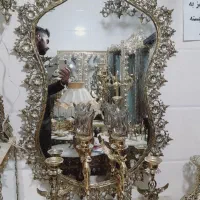 اینه شمعدون برنجی