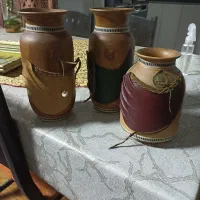 گلدان سفالی  زرافه  لاک پشت تسبیح