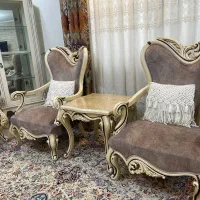 سرویس مبل ۸نفره و نهارخوری ۴نفره|مبلمان خانگی و میز عسلی|محمودآباد, |دیوار