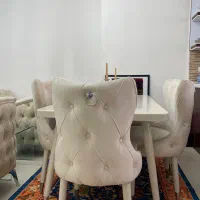 مبل۸نفره بدون میزوسط ومیزناهارخوری ۶نفره