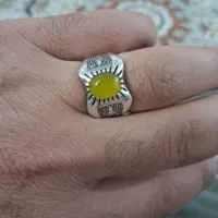 انگشتر شرف شمس اصل با رکاب نقره