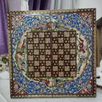 تخته نرد و شطرنج خاتم کاری شده