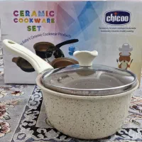 سرویس قابلمه ۵ تیکه چدن گرانیتی نوزادی برند چیکو|اسباب و اثاث بچه|یزد, |دیوار