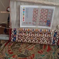 دار قالی باهمه وسایلش|صنایع دستی و سایر لوازم تزئینی|همدان, |دیوار