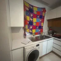 کابینت هایگلاس ترک ای جی تی سفید قهوه ای