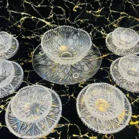 سرویس کریستال آماریس ناخمن و گلدان روگاشکا