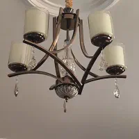 لوستر ۵ شعله|لوستر و چراغ آویز|دامغان, |دیوار