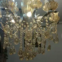 لوستر۶شاخه و ۱۲چراغ|لوستر و چراغ آویز|آستارا, |دیوار