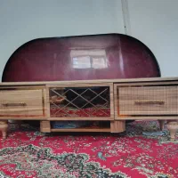 میز چوبی تلویزیون ال ای دی ۶۵ اینچ
